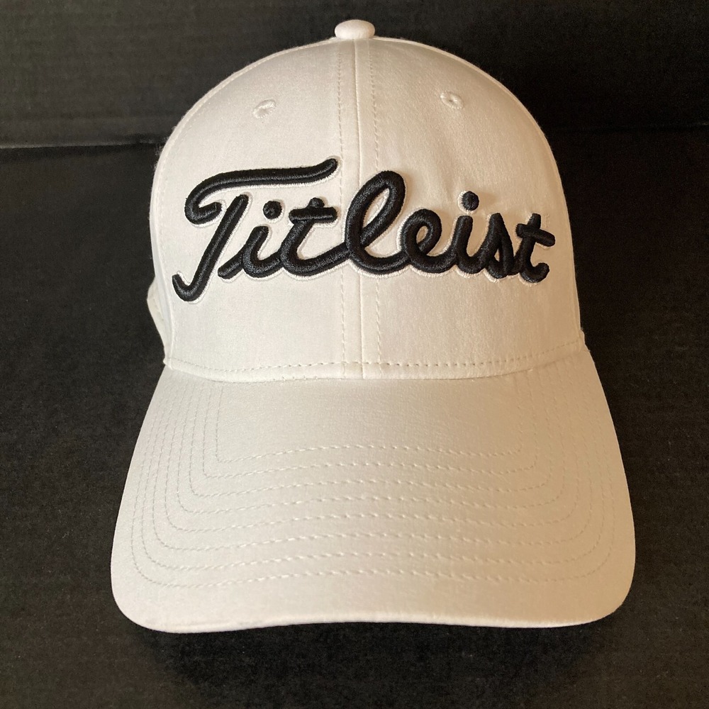 Titleist White Golf Hat, Adjustable Size